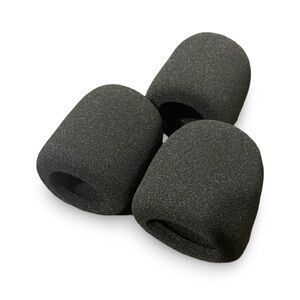 Microphone Windscreen Foam Covers (3 pieces)